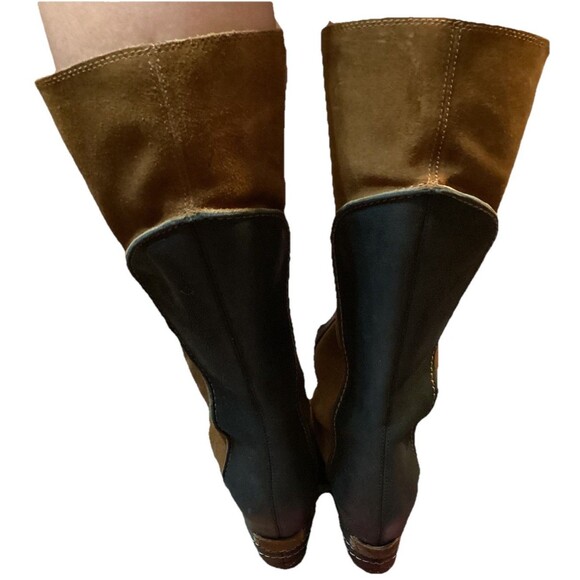 SOREL CATE THE GREAT WEDGE Chestnut Brown Waterproof LACE UP Women's Boots Sz 9 - Picture 5 of 16